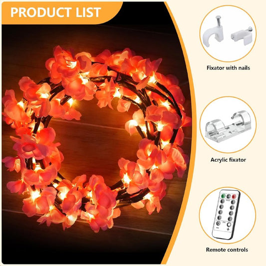 [🖼 DIY Cherry Blossom Tree Branch Lights | Willow Vine Lights | Cherry Enchanted Willow Vine Lights | Flexible Enchanted Fairy Lights | Twinkle Tree Lighted Branches | Rapid LED Tree Branch Light | Flexible Vine Fairy Lights | Twinkle Artificial Tree🔥🔥